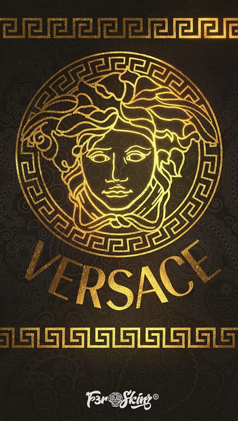 logo versace azul y oro|versace designer.